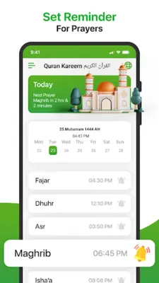 Quran Mp3 Listen Audio Quran android App screenshot 1