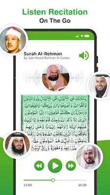 Quran Mp3 Listen Audio Quran android App screenshot 2